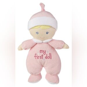 Ganz Plush My First Baby Doll NWT Rattle 10”